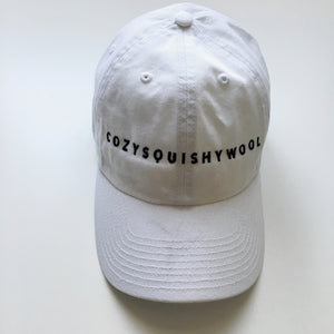 Cozy Squishy Wool Hat - White