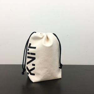 KNIT Drawstring Project Bag