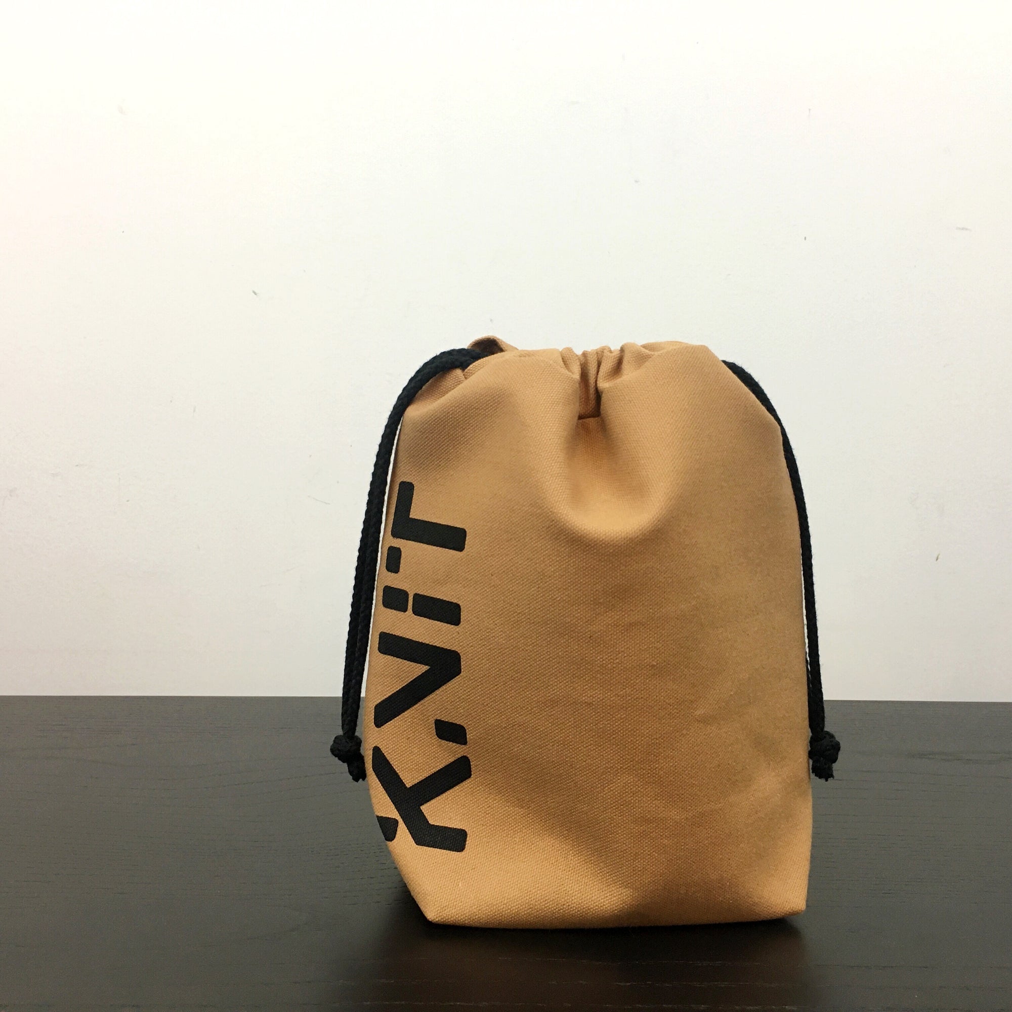 Pearadise Island Olive KNIT drawstring project bag
