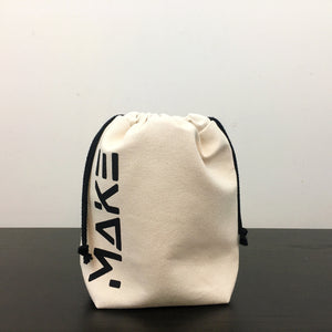 MAKE Drawstring Project Bag