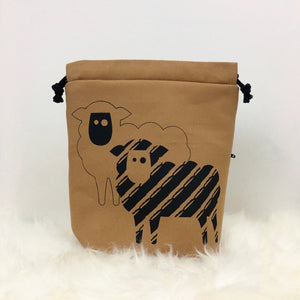 Pearadise Island Nutmeg Sheep  Drawstring Project Bag